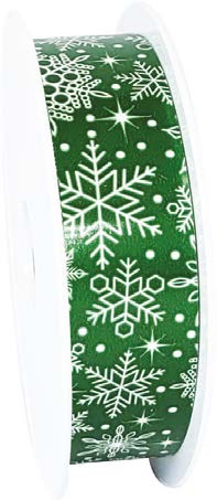 Ruban à friser de Noël Rex Vert - 1 po x 100 Y - Nouveau