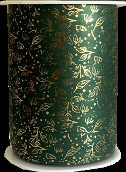 Ruban à friser de Noël Tapestry Vert - 7/16 po x 250 Y