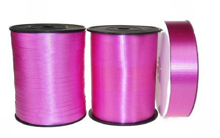 Ruban à friser gaufré Fuchsia - 7/16 po x 250 Y