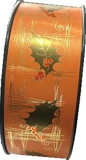 Ruban à friser Houx Orange - 2" x 50 Y
