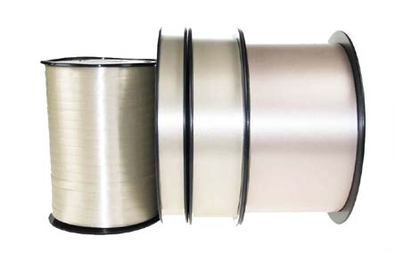 Ruban à friser lisse Écru - 2 3/4" x 100 Y