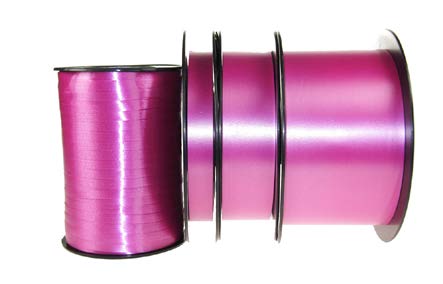 Ruban à friser lisse Fuchsia - 2 3/4" x 100 Y