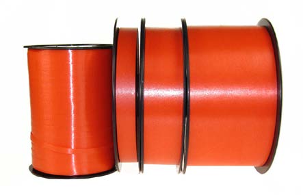 Ruban à friser lisse Mandarine - 2 3/4" x 100 Y