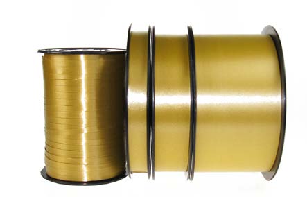 Ruban à friser lisse Or - 2 3/4" x 100 Y
