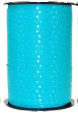 Ruban à friser Pois Turquoise - 7/16" x 250 Y