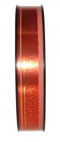 Ruban à friser Rouge - 1" x 50 Y