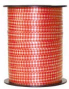 Ruban à friser Vichy Orange - 7/16" x 250 Y