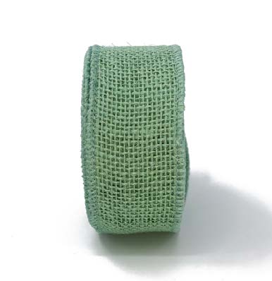 Ruban broché avec fil Vert menthe - 2 po x 10 Y