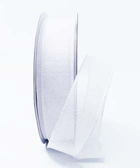 Ruban de lin Blanc - 1½ po x 50 Y