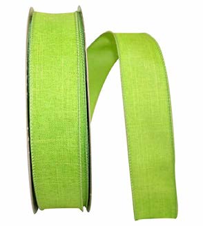 Ruban de lin Lime - 1½ po x 50 Y