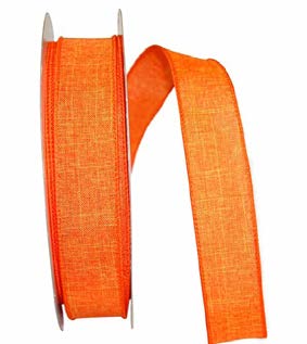 Ruban de lin Orange - 1½ po x 50 Y