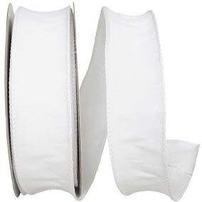 Ruban Duponi Blanc - 1½ po x 20 Y