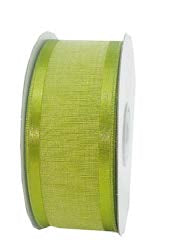 Ruban faux lin Or - 1½ po x 25 Y