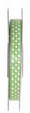 Ruban Pois Vert foncé - 3/8 po x 25 Y