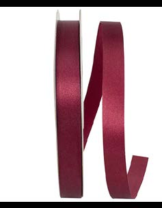 Ruban satin Bourgogne - 1? po x 100 Y