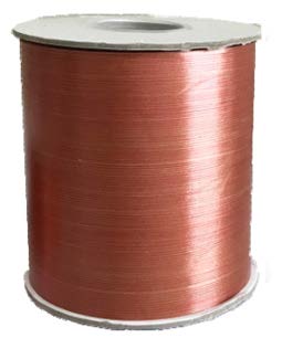 Ruban satin liquidation Corail - 4 po x 50 Y