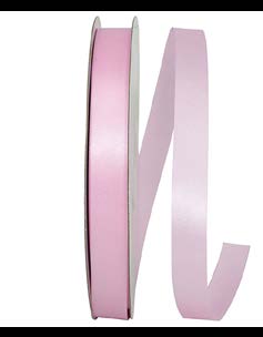 Ruban satin Rose - 3/8 po x 100 Y
