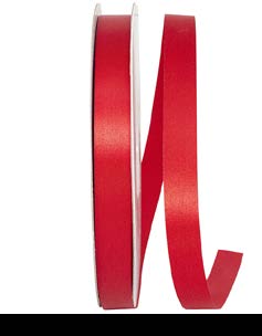 Ruban satin Rouge - 3/8 po x 100 Y