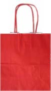 Sac cadeau uni Cerise - 12 x 5 x 11 po