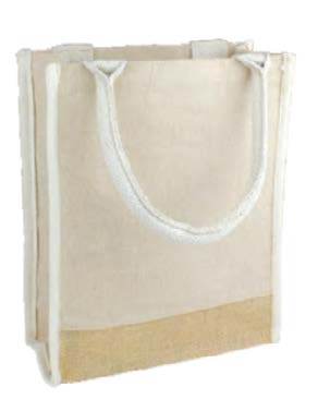 Sac de jute naturel - 9'' x 11'' x 4''