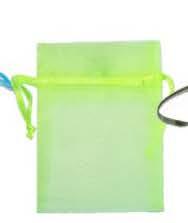 Sac organdi Lime - 3'' x 4''